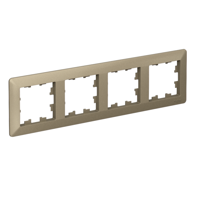 ATLASDESIGN AIR 4-постовая РАМКА, ШАМПАНЬ/дымчатый белый, ATN225504