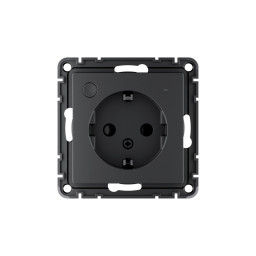 SBDV-00202 - ATLASDESIGN SMART Умная встраиваемая розетка с заземлением со шторками, Zigbee, 16А, КАРБОН, ATN001045Z SBDV-00202 - ATLASDESIGN SMART Умная встраиваемая розетка с заземлением со шторками, Zigbee, 16А, КАРБОН, ATN001045Z