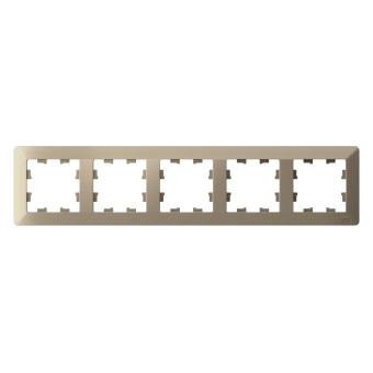 ATLASDESIGN AIR 5-постовая РАМКА, ШАМПАНЬ/дымчатый белый, ATN225505