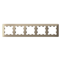 ATLASDESIGN AIR 5-постовая РАМКА, ШАМПАНЬ/дымчатый белый, ATN225505