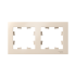 ATN000202 - AtlasDesign на 2 поста РАМКА, универсальная, БЕЖЕВЫЙ