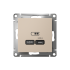 ATN001227 - AtlasDesign USB РОЗЕТКА тип-C 65Вт высокоскор.заряд. QC,PD, механизм, ПЕСОЧНЫЙ ATN001227 - AtlasDesign USB РОЗЕТКА тип-C 65Вт высокоскор.заряд. QC,PD, механизм, ПЕСОЧНЫЙ
