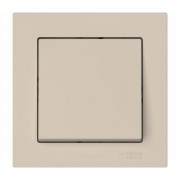 ATLASDESIGN 1-клавишный ВЫКЛЮЧАТЕЛЬ, сх.1, 10АХ, в сборе, быстрозажимные клеммы., ПЕСОЧНЫЙ, ATN001212S