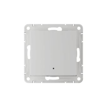 ATLASDESIGN SMART 1-кл. ВЫКЛЮЧАТЕЛЬ с подсв. с опц.нейтралью, Zigbee, сх.1, L(N), 10А, мех., БЕЛЫЙ, ATN000115Z