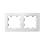 ATN000102 - AtlasDesign на 2 поста РАМКА, универсальная, БЕЛЫЙ ATN000102 - AtlasDesign на 2 поста РАМКА, универсальная, БЕЛЫЙ