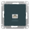 ATN000886 - AtlasDesign РОЗЕТКА компьютерная RJ45, категория  6A, механизм, ИЗУМРУД