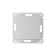 ATLASDESIGN SMART 2-кл. ВЫКЛЮЧАТЕЛЬ с подсв. с опц.нейтралью, Zigbee, сх.1, L(N), 10А, мех., БЕЛЫЙ, ATN000117Z