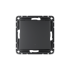 ATLASDESIGN SMART 1-кл. ВЫКЛЮЧАТЕЛЬ с подсв. с опц.нейтралью, Zigbee, сх.1, L(N), 10А, мех., КАРБОН, ATN001015Z