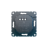 ATLASDESIGN SMART 1-кл. ВЫКЛЮЧАТЕЛЬ с подсв. с опц.нейтралью, Zigbee, сх.1, L(N), 10А, мех., КАРБОН, ATN001015Z