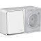 ATN543070 - AtlasDesign PROFI IP54 О/У БЛОК: РОЗ. з/к со шт. 16А, ВЫКЛ.1-клав.10А, СЕРЫЙ