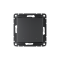 ATLASDESIGN SMART 2-кл. ВЫКЛЮЧАТЕЛЬ с подсв. с опц.нейтралью, Zigbee, сх.1, L(N), 10А, мех., КАРБОН, ATN001017Z
