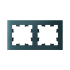 ATN000802 - AtlasDesign на 2 поста РАМКА, универсальная, ИЗУМРУД ATN000802 - AtlasDesign на 2 поста РАМКА, универсальная, ИЗУМРУД