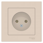 ATN000240 - AtlasDesign РОЗЕТКА без заземления, 16А, в сборе, БЕЖЕВЫЙ
