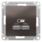 ATN000633 - AtlasDesign USB РОЗЕТКА, 5В, 1 порт x 2,1 А, 2 порта х 1,05 А, механизм, МОККО