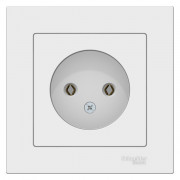 ATN000140 - AtlasDesign РОЗЕТКА без заземления, 16А, в сборе, БЕЛЫЙ