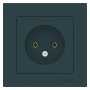 ATN000840 - AtlasDesign РОЗЕТКА без заземления, 16А, в сборе, ИЗУМРУД