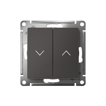 Механизм выключателя жалюзи 2-клавишного Systeme Electric Базальт, ATN001419