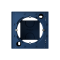 ATN001100 - AtlasDesign КОРОБКА для наружного монтажа, АКВАМАРИН