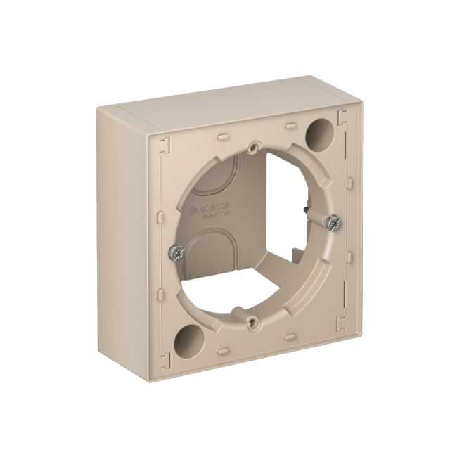 ATN001200 - AtlasDesign КОРОБКА для наружного монтажа, ПЕСОЧНЫЙ