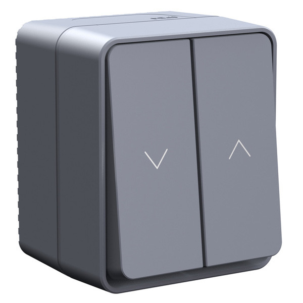 ATN544019 - AtlasDesign PROFI IP54 2-клавишный ВЫКЛЮЧАТЕЛЬ ДЛЯ ЖАЛЮЗИ ...