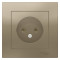 ATN000540 - AtlasDesign РОЗЕТКА без заземления, 16А, в сборе, ШАМПАНЬ