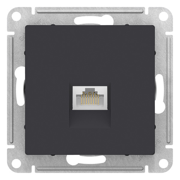 ATN001083 - AtlasDesign РОЗЕТКА компьютерная RJ45, механизм, КАРБОН ...