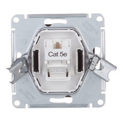 ATN001083 - AtlasDesign РОЗЕТКА компьютерная RJ45, механизм, КАРБОН ...