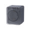 ATN544045 - AtlasDesign Profi54 ,открытый монтаж,  РОЗЕТКА с заземлением со шторками 16А 250B, АНТРАЦИТ