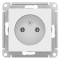 ATN000141 - AtlasDesign РОЗЕТКА без заземления, 16А, механизм, БЕЛЫЙ