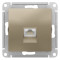 ATN000583 - AtlasDesign РОЗЕТКА компьютерная RJ45, механизм, ШАМПАНЬ