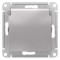 ATN000346 - AtlasDesign РОЗЕТКА с заземлением  со шторками с крышкой, 16А, IP20, механизм, АЛЮМИНИЙ