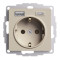 ATN001232 - AtlasDesign РОЗЕТКА 16А c 2 USB A+C, 5В/2,4А/3,0А, 2х5В/1,5А, механизм, ПЕСОЧНЫЙ