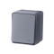 ATN544011 - AtlasDesign Profi54 ,открытый монтаж,  1-клавишный ВЫКЛЮЧАТЕЛЬ 10 АХ, АНТРАЦИТ