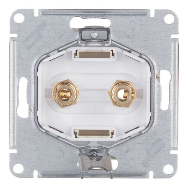 ATN000487 - AtlasDesign АУДИОРОЗЕТКА двухместная, ЖЕМЧУГ