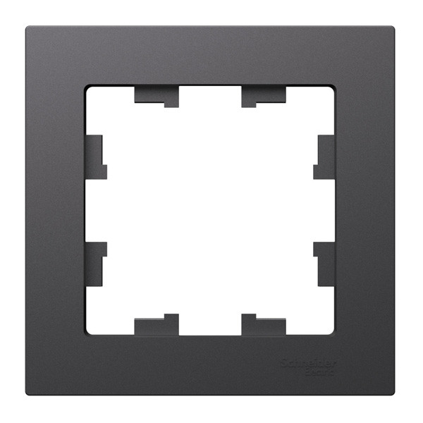 ATN001401 - AtlasDesign 1-постовая РАМКА, БАЗАЛЬТ