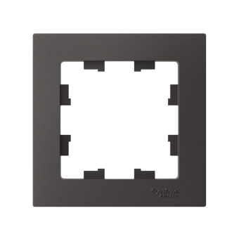 ATN001401 - AtlasDesign 1-постовая РАМКА, БАЗАЛЬТ