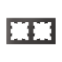 ATN001402 - AtlasDesign 2-постовая РАМКА, универсальная, БАЗАЛЬТ ATN001402 - AtlasDesign 2-постовая РАМКА, универсальная, БАЗАЛЬТ