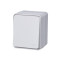 ATN540161 - AtlasDesign Profi54 ,открытый монтаж,  1-клавишный ПЕРЕКЛЮЧАТЕЛЬ 10 АХ, БЕЛЫЙ
