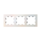 ATN000403 - AtlasDesign на 3 поста РАМКА, универсальная, ЖЕМЧУГ