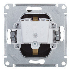 ATN000646 - AtlasDesign РОЗЕТКА с заземлением  со шторками с крышкой, 16А, IP20, механизм, МОККО