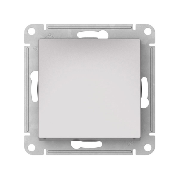 ATLASDESIGN AQUA 1-клавишный ПЕРЕКЛЮЧАТЕЛЬ IP44,сх.6, 10АХ,мех., быстрозажимные клеммы., АЛЮМИНИЙ, ATN440361S