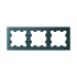 ATN000803 - AtlasDesign на 3 поста РАМКА, универсальная, ИЗУМРУД