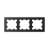 ATN001003 - AtlasDesign на 3 поста РАМКА, универсальная, КАРБОН