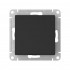 ATLASDESIGN AQUA 1-клавишный ПЕРЕКЛЮЧАТЕЛЬ IP44, сх.6, 10АХ,мех., быстрозажимные клеммы., КАРБОН, ATN441061S