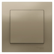 ATN000512 - AtlasDesign 1-клавишный ВЫКЛЮЧАТЕЛЬ, схема 1, 10АХ, в сборе, ШАМПАНЬ