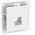 ATLASDESIGN Лицевая панель для функций типа Keystone, БЕЛЫЙ, ATN000184