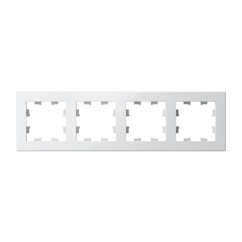 ATN000104 - AtlasDesign на 4 поста РАМКА, универсальная, БЕЛЫЙ