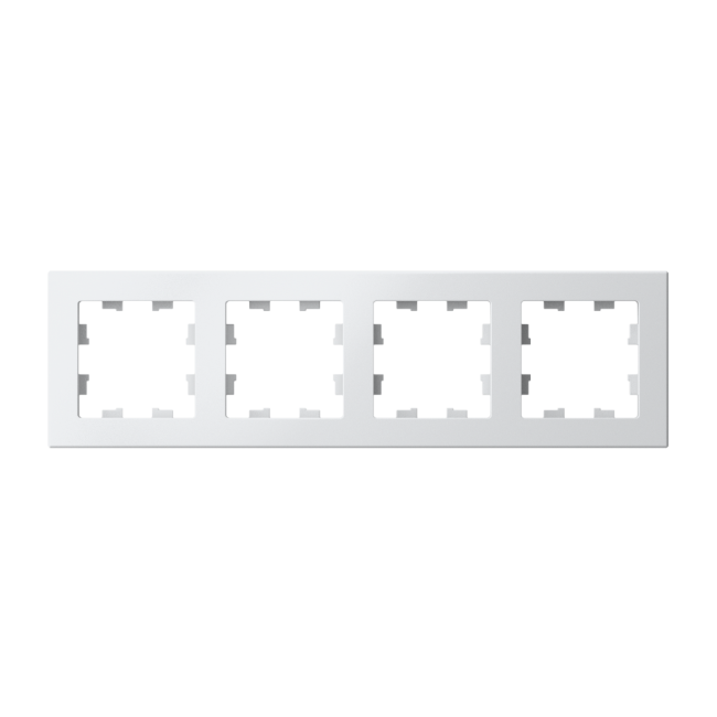 ATN000104 - AtlasDesign на 4 поста РАМКА, универсальная, БЕЛЫЙ