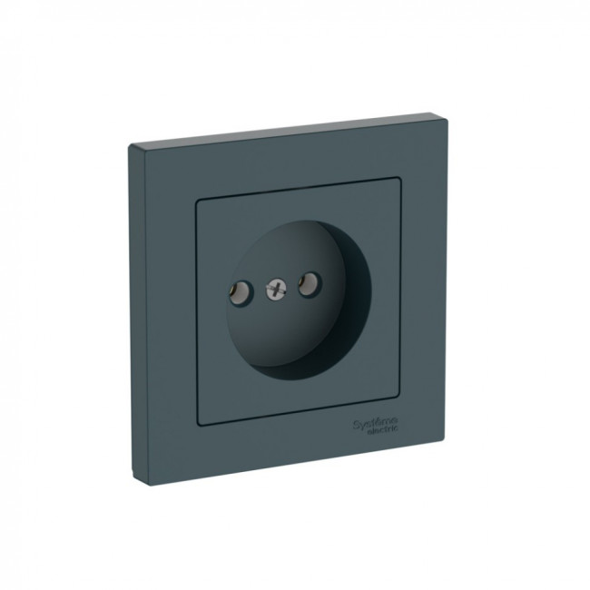 ATLASDESIGN РОЗЕТКА без заземления, 16А, в сборе, быстрозажимные клеммы., ИЗУМРУД, ATN000840S