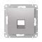 ATLASDESIGN Лицевая панель для функций типа Keystone, АЛЮМИНИЙ, ATN000384